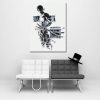 One Piece Pirate Roronoa Zoro Black And White 1pc Wall Art 2 - One Piece UK Store