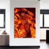 One Piece Portgas D Ace Fire Fist Power Orange 1pc Wall Art 2 - One Piece UK Store